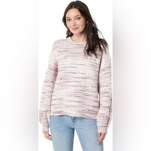 Splendid Space Dye Chunky Textured Sweater Medium